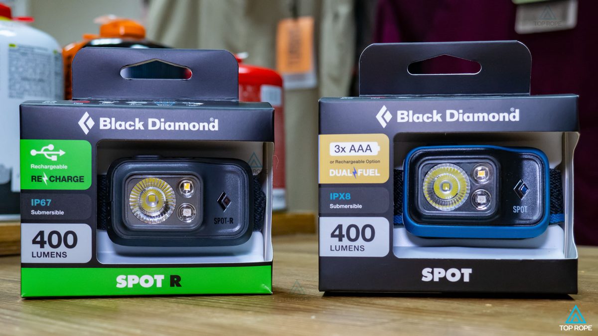 Black Diamond Spot 400 vs Spot 400-R